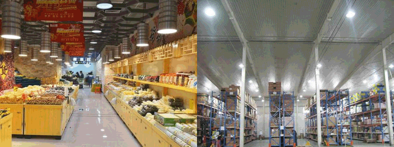 QDLED-GC005 LED節(jié)能燈超市照明效果