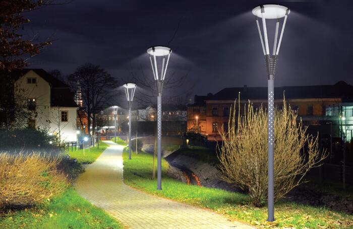 現(xiàn)代簡(jiǎn)約型LED庭院燈,景觀燈照明效果