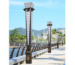 仿古錐形廣場(chǎng)景觀燈柱