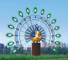 廣場(chǎng)公園孔雀開屏景觀燈