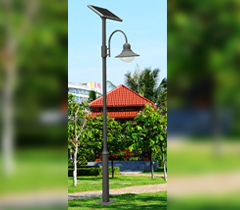 4米單臂太陽(yáng)能庭院燈