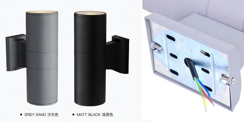 東莞七度照明(QDQBD-LED001)上下照雙頭LED墻壁燈細節(jié)圖片