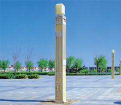 仿石材方柱廣場(chǎng)景觀燈