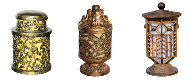 東莞七度照明-砂鑄鋁柱頭燈樣式圖片