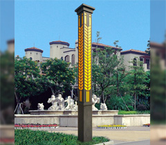 廣場(chǎng)麥穗方柱景觀燈