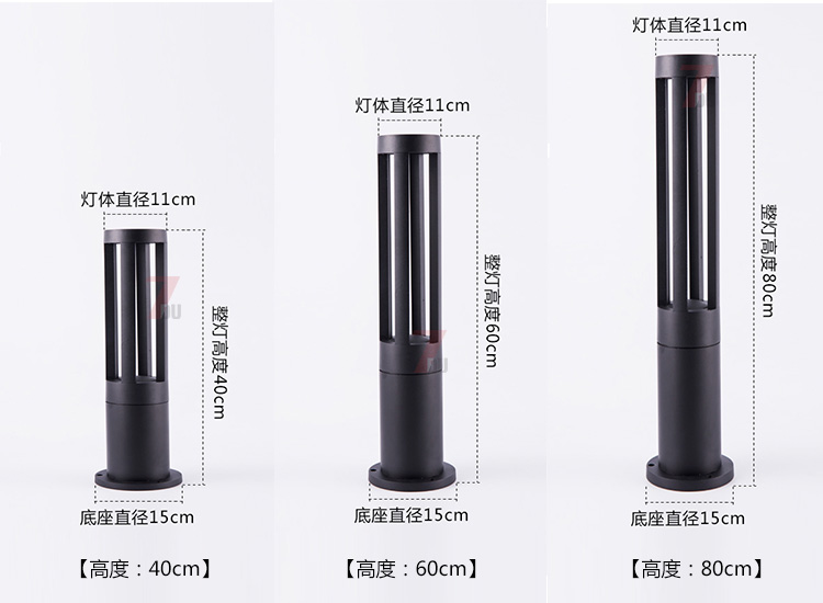 (QDCPD-017)�F(xi��n)���A��LED��ƺ������40cm��60cm��80cm��ͬ�߶�Ҏ(gu��)��ߴ�ʾ��D